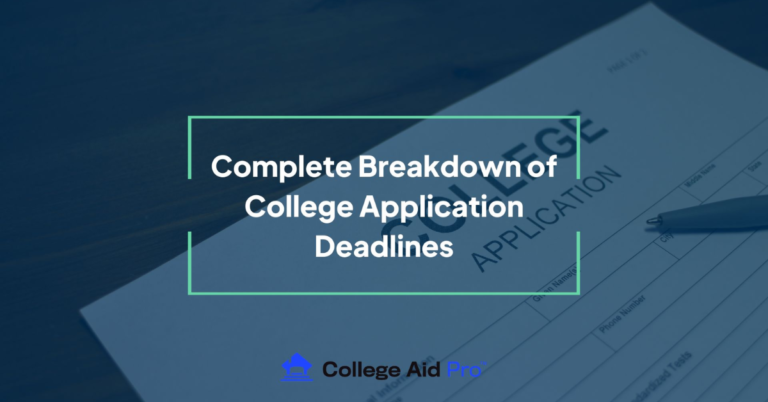 University Application Deadlines 2024